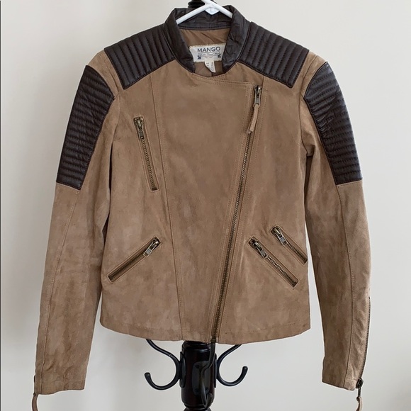 Mango leather jacket - Picture 1 of 5